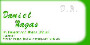 daniel magas business card