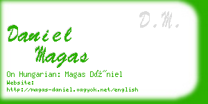 daniel magas business card